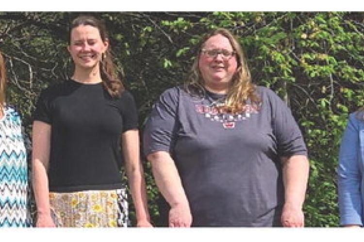 Pictured are, from left: Brenda Jaton, Margaret Doom, Alyssa Mathis, and Debbra Houseman. Courtesy Photos