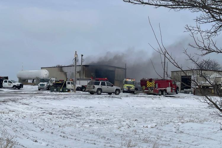 The local fire department responded to a fire at the YST recycling center on Tuesday, January 7th. The Ft. Randall Casino was temporarily closed and used their Facebook page to advise limiting travel in the area. Approximately an hour and a half later, th