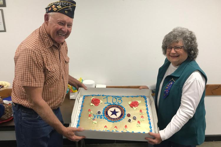 	AMERICAN LEGION AUXILIARY CELEBRATES THEIR 103RD BIRTHDAY 