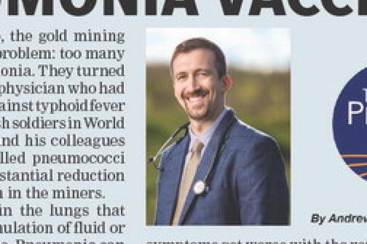 PNEUMONIA VACCINE SAVES LIVES
