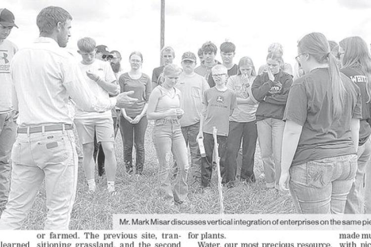 Mr. Mark Misar discusses vertical integration of enterprises on the same piece of ground. Courtesy Photos