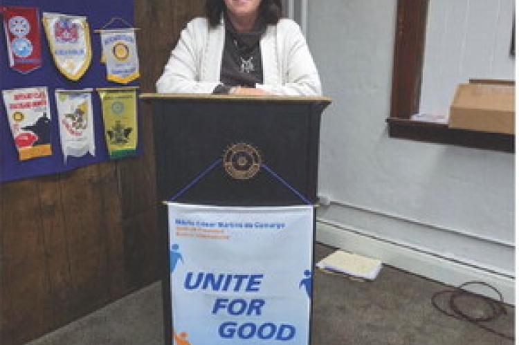 Patty (pictured) and Bill Frei were responsible for the weekly program. Courtesy Photo