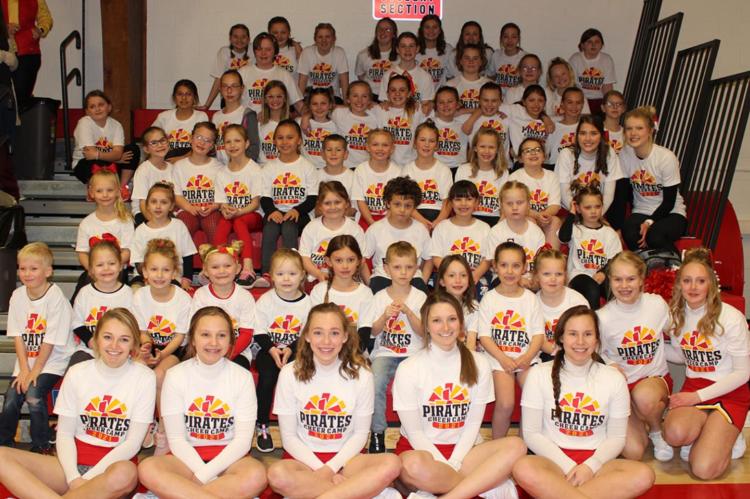 CHEERLEADERS HOST LITTLE PIRATE CHEER CAMP