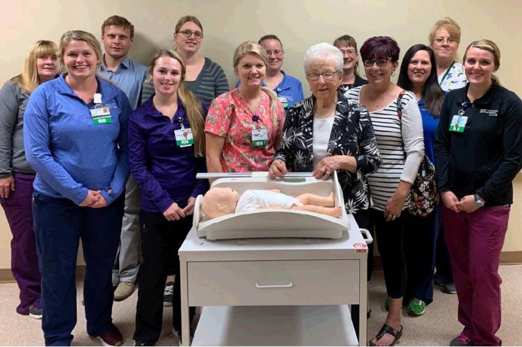 NOVAK FAMILY DONATES BABY SCALE TO WCMH-AVERA