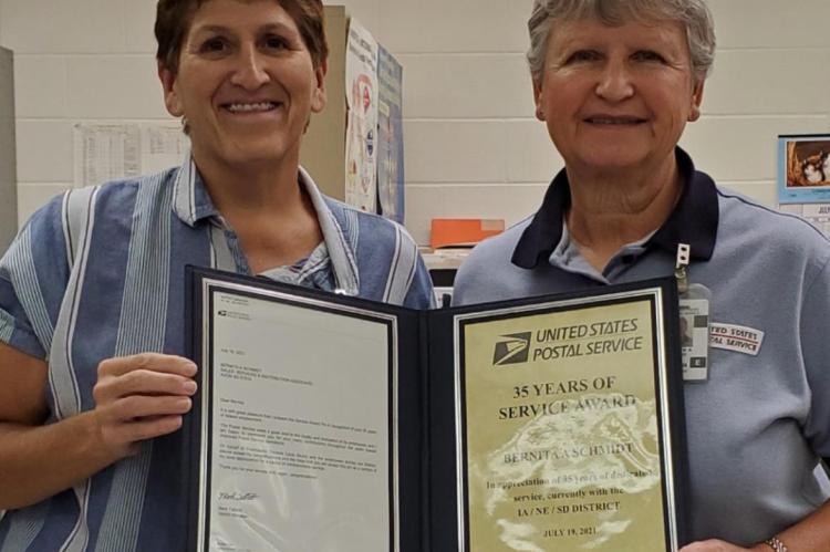 BERNITA SCHMIDT RETIRES AFTER 35 YEARS