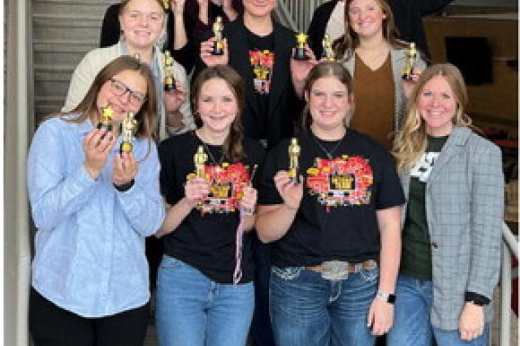 ORAL INTERP TEAM BRINGS HOME AWARDS FROM YANKTON LEWIS &amp; CLARK ORAL INTERP COMPETITION