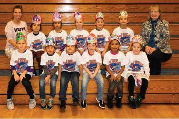Top readers in Mrs  . Petry’s Class were: 1st - Grayson, 2nd - Nelson and 3rd - Kinley  . Total books read for the class was 8,391  .