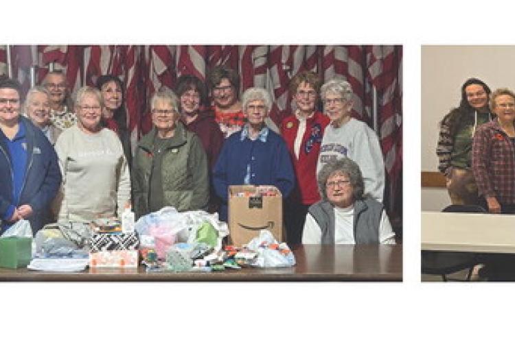 WAGNER LEGION AUXILIARY GIVES BACK: HOLIDAY HYGIENE AND SCHOOL SUPPLY DRIVES