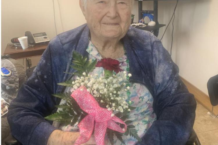 COMMUNITY PROVIDES FLOWERS FOR RESIDENTS