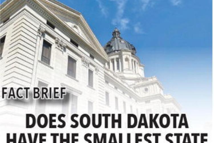 DOES SOUTH DAKOTA HAVE THE SMALLEST STATE CAPITAL CITY?