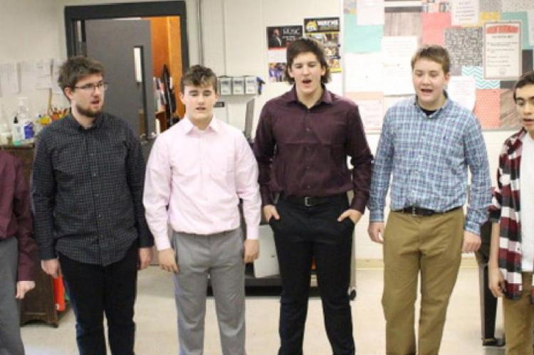 AVON CHOIR/BAND PARTICIPATE IN CONTEST