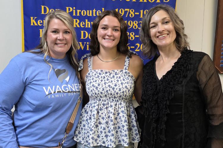 Pictured are, from left: Lindsay Link, Brylie Link and Amanda Bechen.