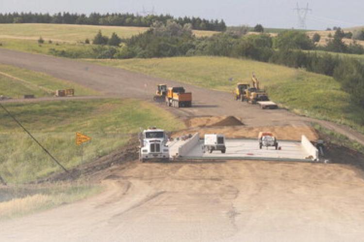 WORK CONTINUES ON THE BRIDGE REPLACEMENT PROJECT