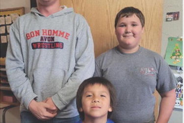 Gold Standard Pirates of the week are: PK-4 Ashton Franklin, 5-8: Wyatt Avant and 9-12: Cody Sassaman. Congratulations and Great Job Students!! Courtesy Photo
