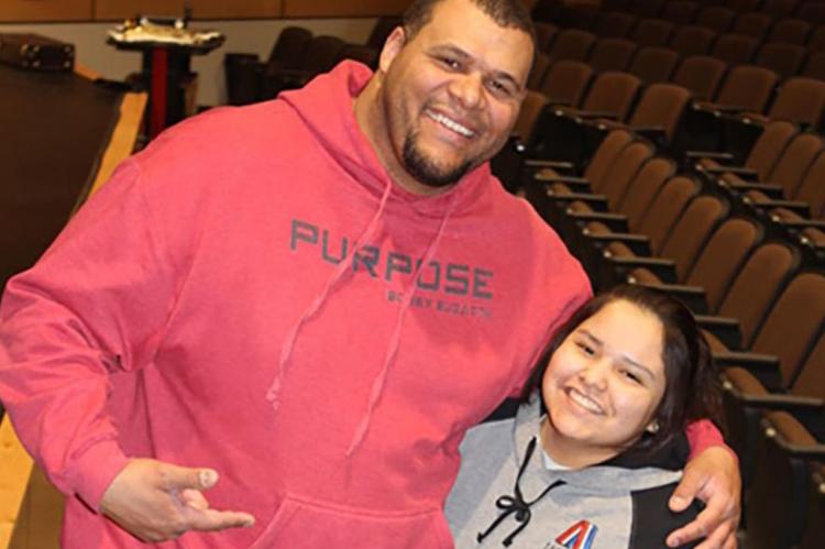 BRUGUIER BRINGS IN MOTIVATIONAL SPEAKER TO INSPIRE PEERS