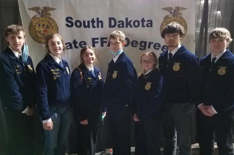 ANDES CENTRAL FFA STUDENTS AT STATE CONVENTION