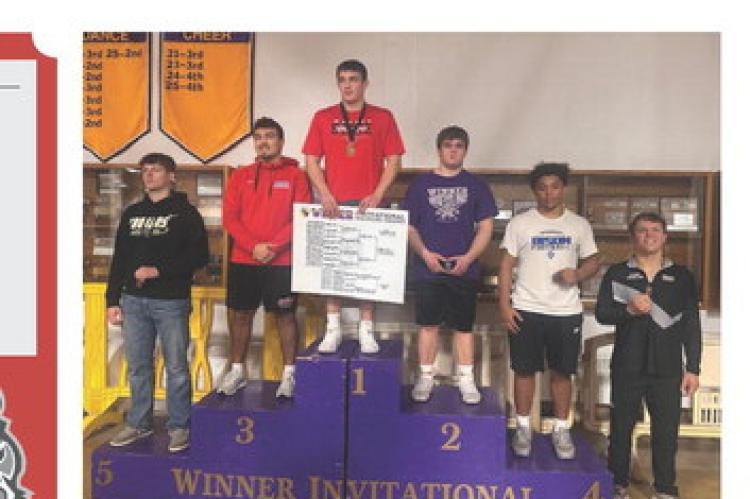 Gannon Knebel placed 1st in his weight bracket.