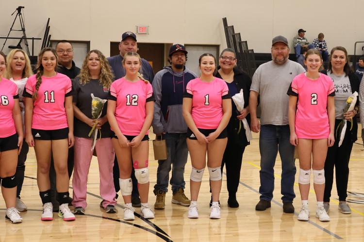 	SENIORS AND THEIR PARENTS RECOGNIZED 