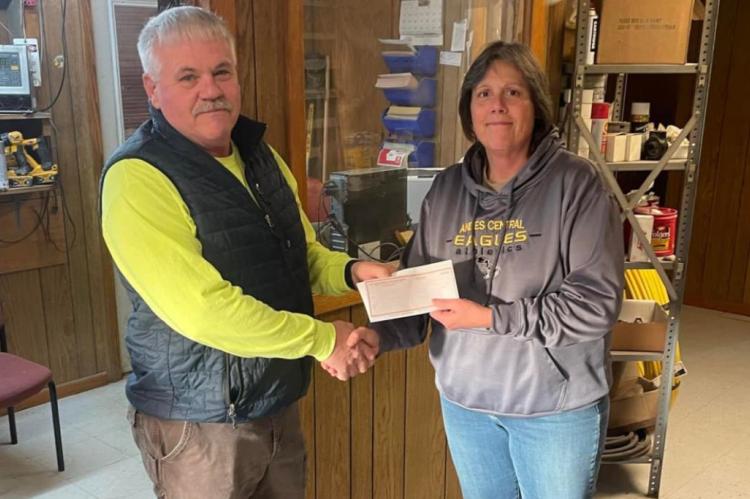 BUSINESSES DONATE TO THE LOCAL FIRE DEPARTMENT