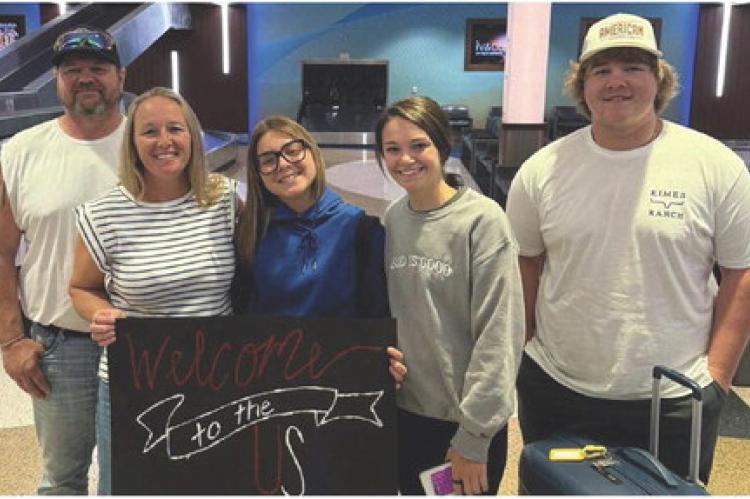 Pictured are, from left: Dennis and April Powers, Anna Lupi, Reese Powers and Randall Powers. Courtesy Photo