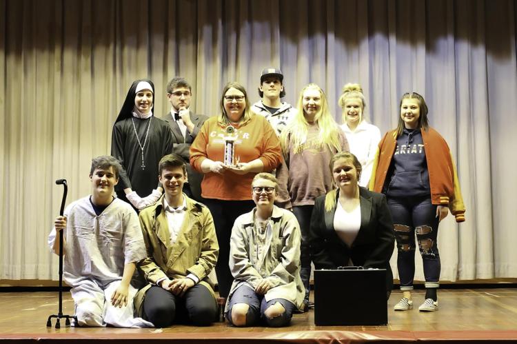 DRAMA CLUB SECURES 2ND PLACE AND ADVANCES TO STATE COMPETITION