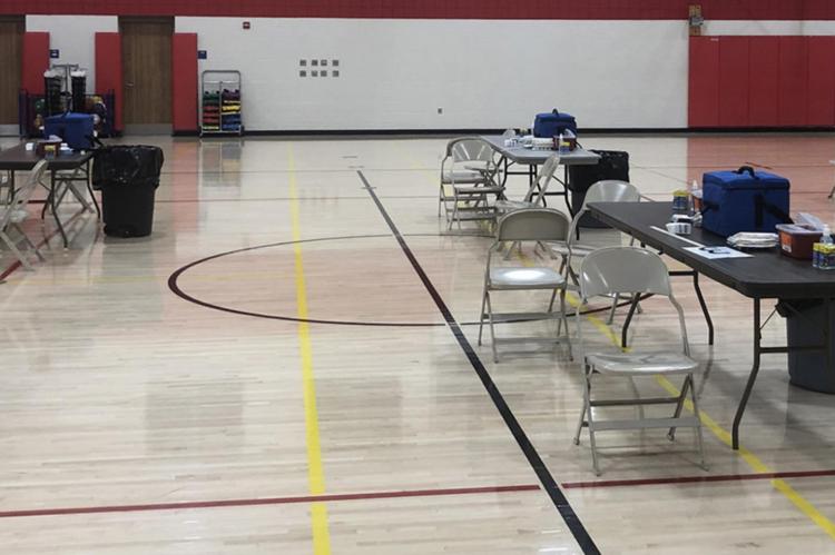 POD COORDINATOR AND WCMH-A PARTNER FOR SCHOOL FLU POD EVENT