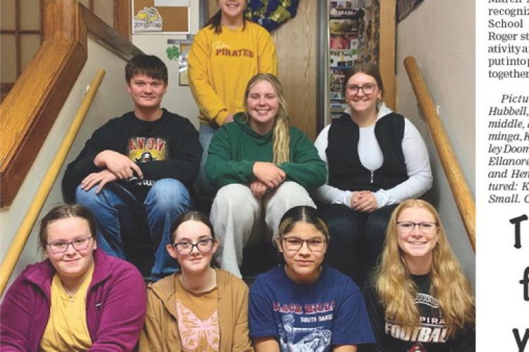 JOLLY ROGER STAFF RECOGNIZED DURING NATIONAL NEWSPAPERS IN EDUCATION WEEK