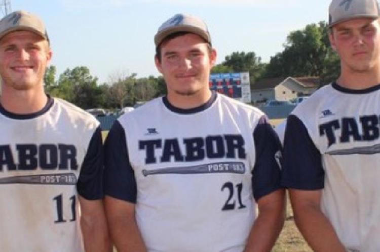 WAGNER TRIO PLAYS ON TABOR LEGION TEAM