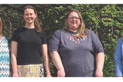 Pictured are, from left: Brenda Jaton, Margaret Doom, Alyssa Mathis, and Debbra Houseman. Courtesy Photos