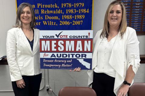 Rotarian Amanda Bechen and Colette Mesman. Courtesy Photo