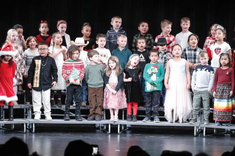 Wagner Elementary held their Winter Concert on Thursday, December 5 in the theater Photography by Denelle