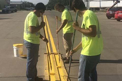 WAGNER CITY SUMMER CREW STILL HARD AT IT
