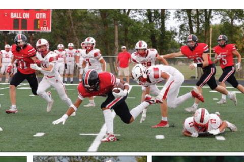 RAIDER FOOTBALL ACTION