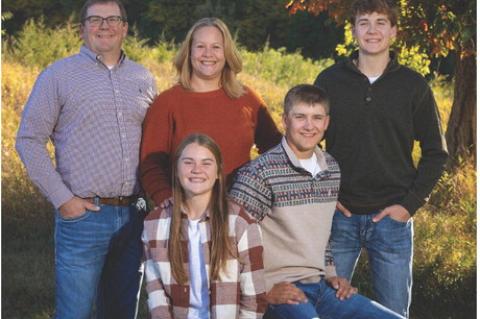 Paul and Annie Thury with children Lincoln, Landon and Rilyn.