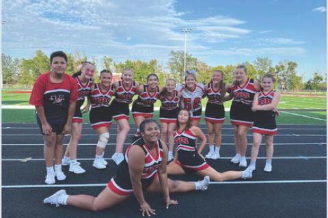 WAGNER COMMUNITY SCHOOL FOOTBALL CHEERLEADERS