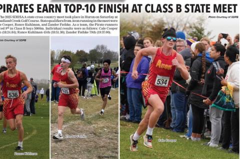 PIRATES EARN TOP-10 FINISH AT CLASS B STATE MEET