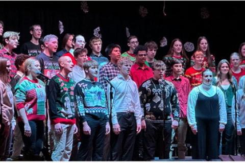 Avon Middle School and High School presented their Winter Concert Tuesday evening, December 3rd. Photos by Jenna Petrik
