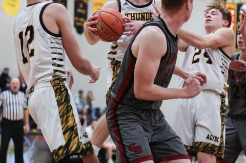 Ryder Niewenhuis, Hunter Loeffler and AJ Johnson