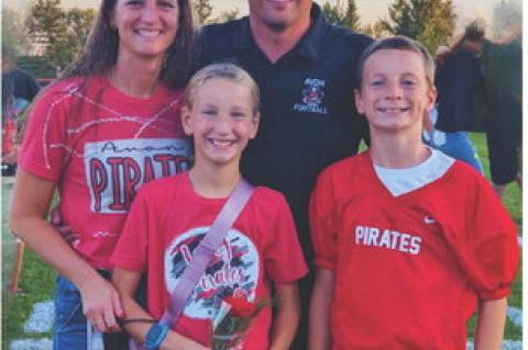 LINDSEY FATHKE, HONORARY REFEREE FOR AVON INVITATIONAL
