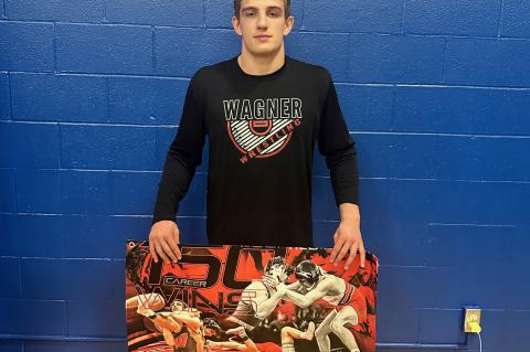 Gannon Knebel celebrates 150th win