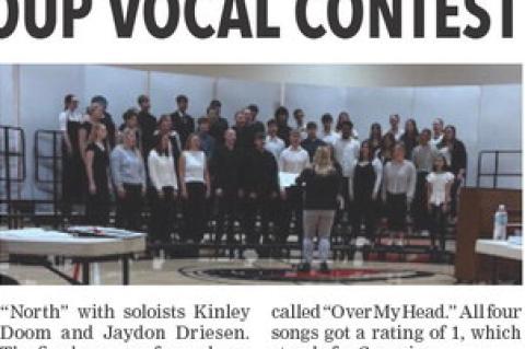 LARGE GROUP VOCAL CONTEST