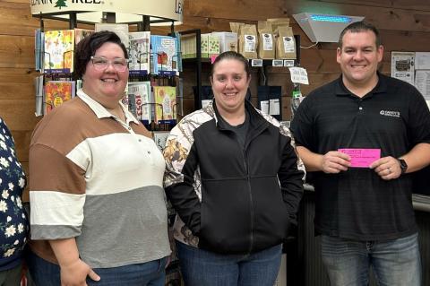 Pictured are, from left: Mary Jo Parker, Becky Beeson, Marcia Bierman, Dan Cahoy, and Mollie Petrik. Courtesy Photo