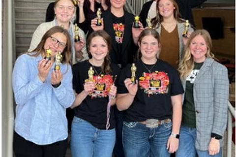 ORAL INTERP TEAM BRINGS HOME AWARDS FROM YANKTON LEWIS &amp; CLARK ORAL INTERP COMPETITION
