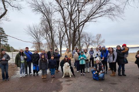 NORTH POINT FIRST DAY HIKE WAS A SUCCESS!