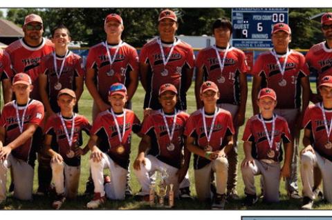 12U BOYS PLACE 3RD AT VFW TOURNAMENT