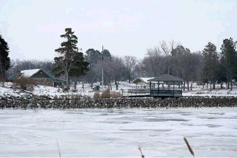 Wagner Lake is the place to be lately, that is if you are a Canadian Goose  . I always enjoy my drive every day by the lake and especially love it when these visitors arrive for their overnight stay  . Photo by Barb Pechous