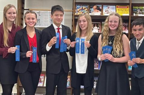 WAGNER ORAL INTERP AT THE WINNER WARRIOR CONTEST