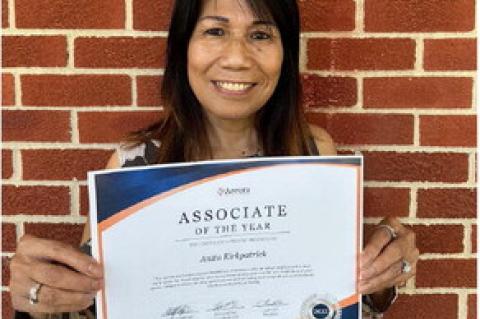 LAKE ANDES SENIOR LIVING HONORS ANITA KIRKPATRICK AS 2022 ACCURA HEALTHCARE ASSOCIATE OF THE YEAR
