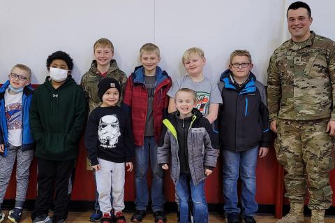 WAGNER CUB SCOUTS TOUR NATIONAL GUARDS