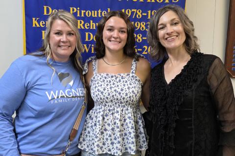 Pictured are, from left: Lindsay Link, Brylie Link and Amanda Bechen.